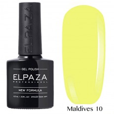 Гель-лак Elpaza Neon Collection неоновая серия 10мл MALDIVES 10
